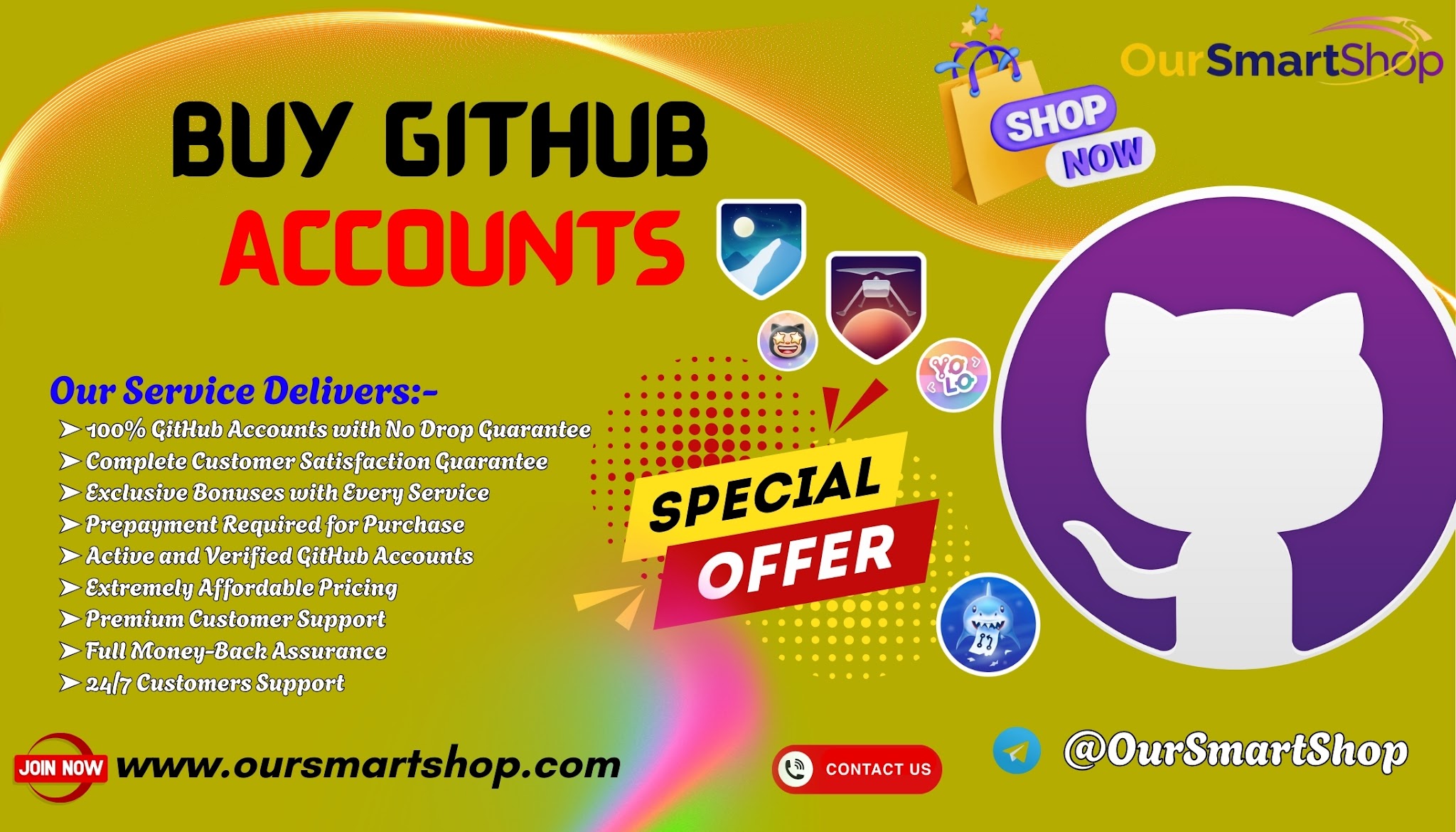 Buy GitHub Accounts
