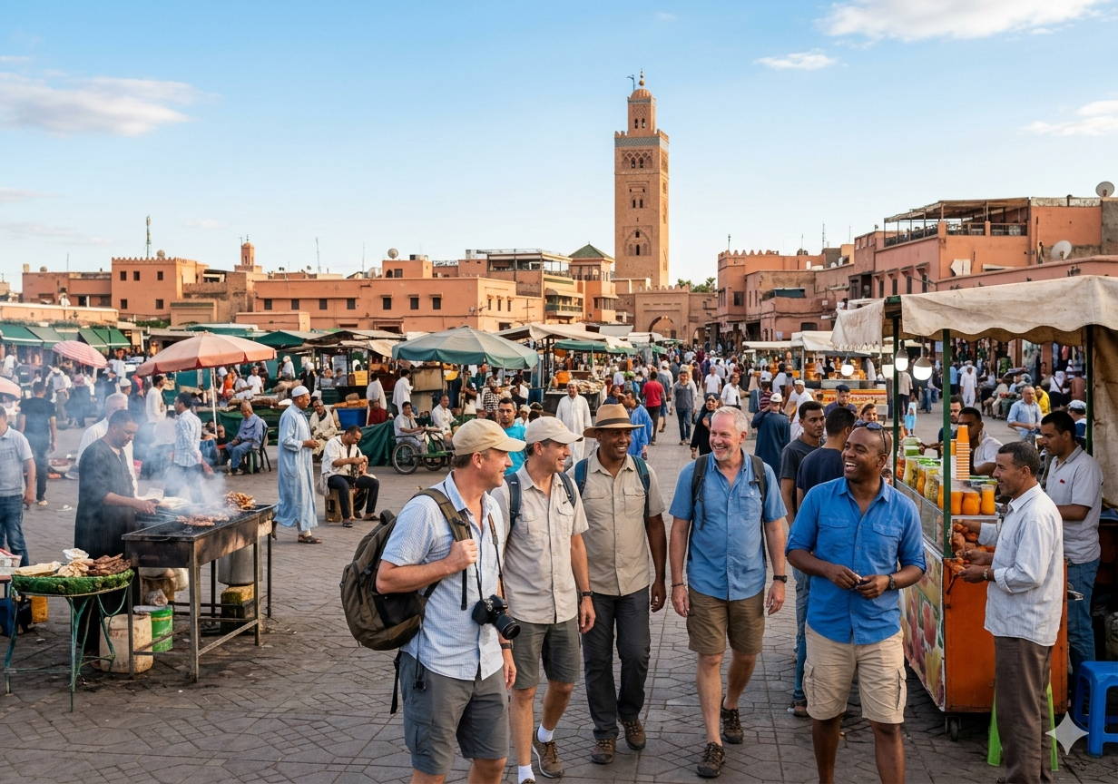 Congo Citiznes are enjoying in Morocco 