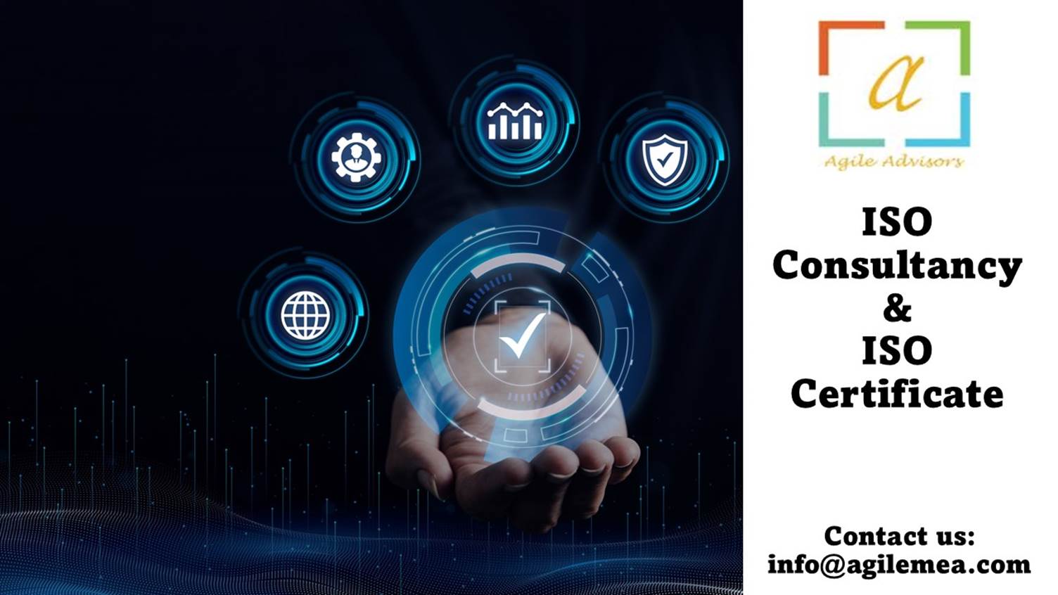 A hand holding a blue circle with iconsAI-generated content may be incorrect.