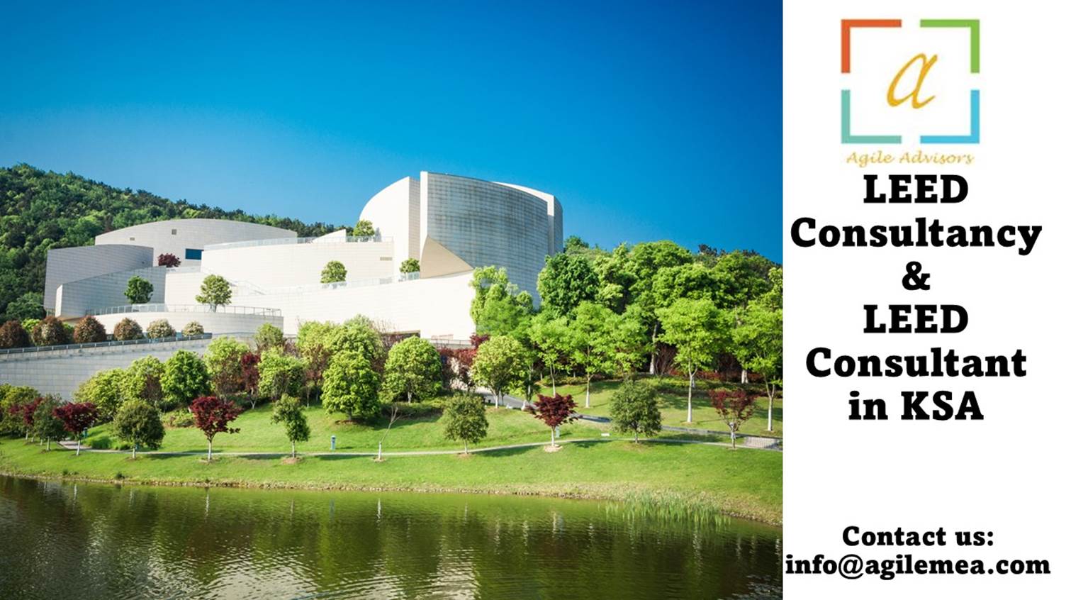 A building with trees and a body of water
AI-generated content may be incorrect.