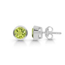 Dainty Peridot Earrings
