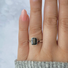 Black Tourmaline Ring