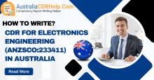 CDR for Electronics Engineering in Australia