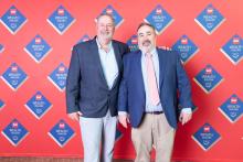 Cousins Seamus Cazeault and Russell Cazeault, owner of Paul J. Cazeault & Sons Roofing