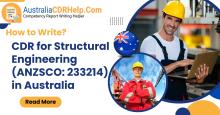 CDR for Structural Engineering (ANZSCO: 233214)