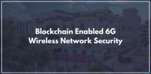 Blockchain Enabled 6G Wireless Network Security