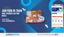 jain food in train