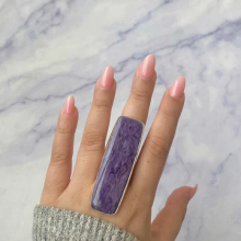  Charoite ring