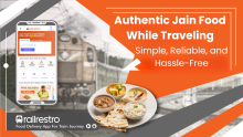 Get Authentic Jain Food While Traveling in Train