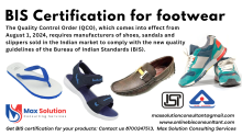 BIS certification for footwear is mandatory for the footwear manufacturers to sell them in the Indian market