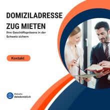 Domiziladresse in Zug 