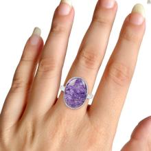 charoite rings