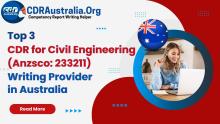 CDR for Civil Engineer (Anzsco: 233211)