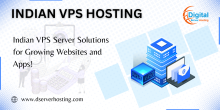 Visual illustration of Indian VPS server by dserver hosting showing the Indian VPS server solution for growing websites and apps.