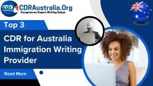 CDR for Australia Immigration