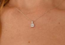 diamond cremation necklace, diamond ashes jewelry