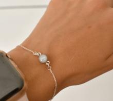 pet ashes bracelet, dog ashes bracelet