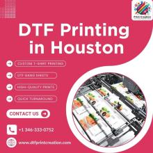 DTF Printed T-shirts Houston