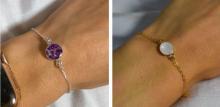 bracelets made from funeral flowers, funeral flowers made into jewelry
