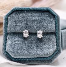 cremation diamond earrings, cremation earrings for ashes