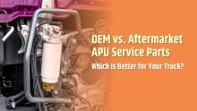 oem apu parts in truck 