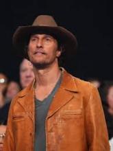 Matthew McConaughey brown jacket