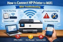 how to connect hp printer to wifi