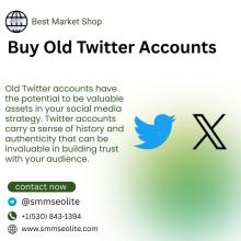 Online marketplaces such as eBay, Craigslist, or social media marketing forums often have listings for old Twitter accounts for sale. You can browse through these platforms to find accounts that align with your target audience and niche. Be sure to verify the authenticity of the accounts and check for any red flags before making a purchase.    If you Need so contact us  Telegram: @smmseolite  Whatsapp: +1(530) 843-1394