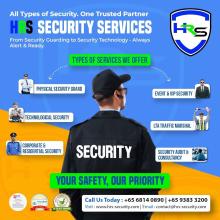 Event security guards managing crowd safety at a corporate event in Singapore