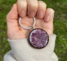 ashes keychain, cremation ashes keychain