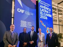 Dustin Rennie and Luigi Wewege Attend the CAF International Economic Forum in Panama