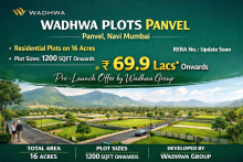 Build your dream home with Wadhwa Plots Panvel. Explore this Wadhwa Upcoming Project offering plots from 1200 Sqft in prime Panvel.