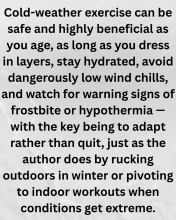 How to Reduce Cold Weather Exercise Risk as You Age?