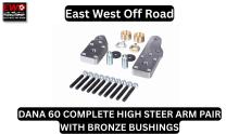 DANA 60 COMPLETE HIGH STEER ARM PAIR WITH BRONZE BUSHINGS