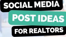 smart social posts for realtors, AI content creation for real estate marketing