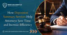 deposition summary service