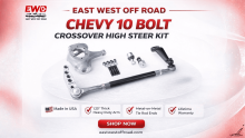 Heavy Duty Drag Link Kit Chevy | Chevy 10 Bolt Crossover Steering