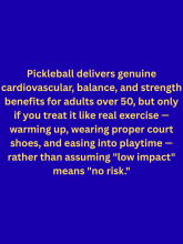 A short description of what Pickleball is