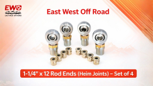 1.25 Rod Ends for 4-Link & Off-Road Suspension