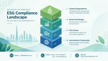 UAE ESG reporting is now mandatory under Federal Decree-Law No. 11. Discover how professional ESG consultancy helps organizations navigate key ESG reporting frameworks including GRI, ISSB, and TCFD for full compliance and strategic advantage.