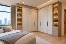 L shaped wardrobe, straight wardrobe