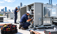 commercial HVAC installation