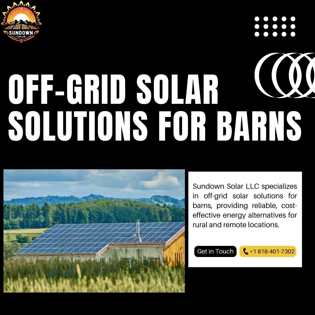 Off-Grid Solar Solutions for Barns
