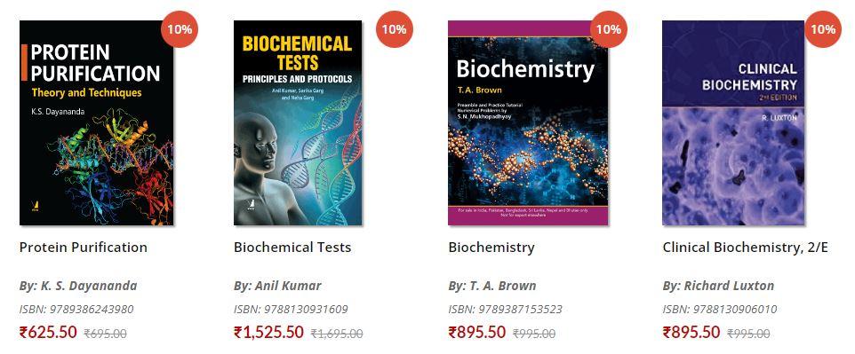 Best Biochemistry Books - Viva Books