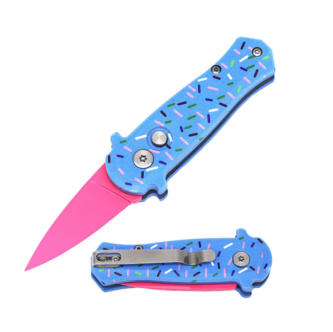 mini blue knife