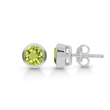Dainty Peridot Earrings