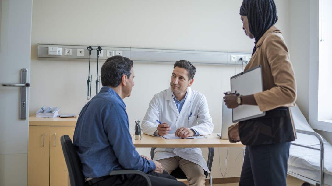 a-consultation-room-in-a-hospital-with-a-doctor-patient-interpreter