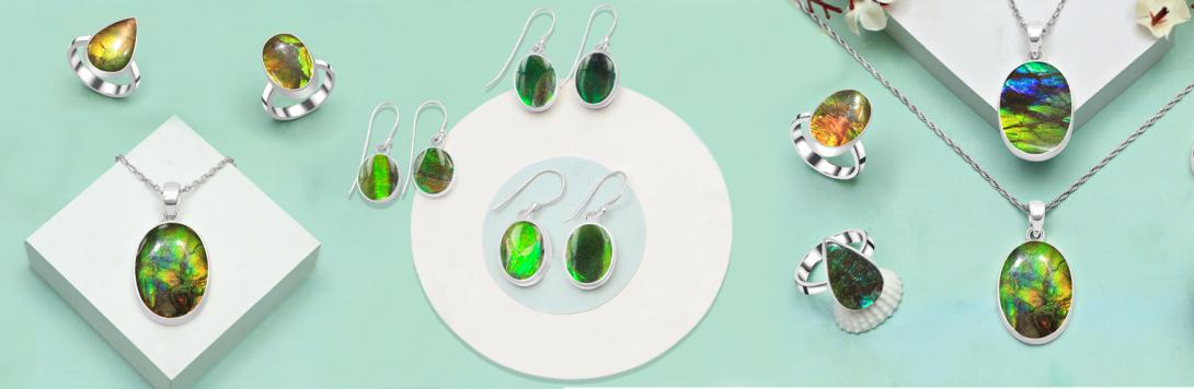 Ammolite Jewelry