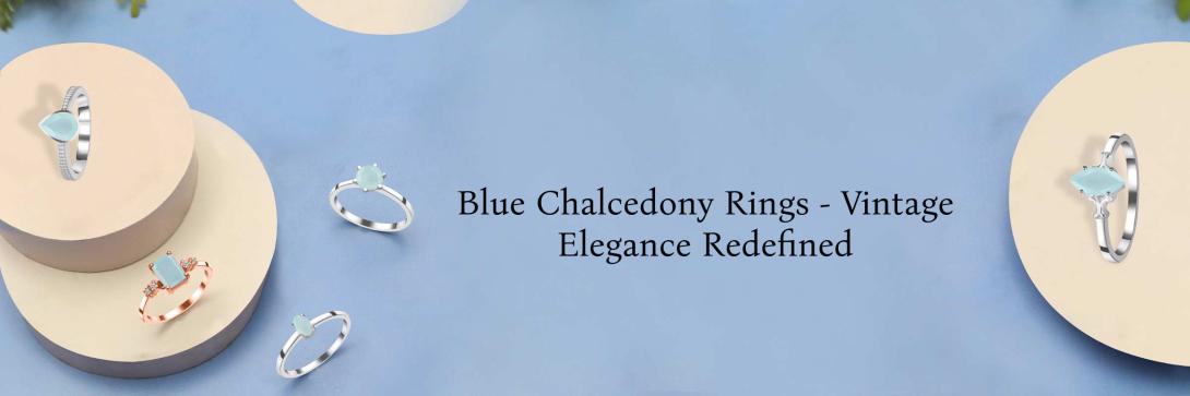Blue Chalcedony Ring