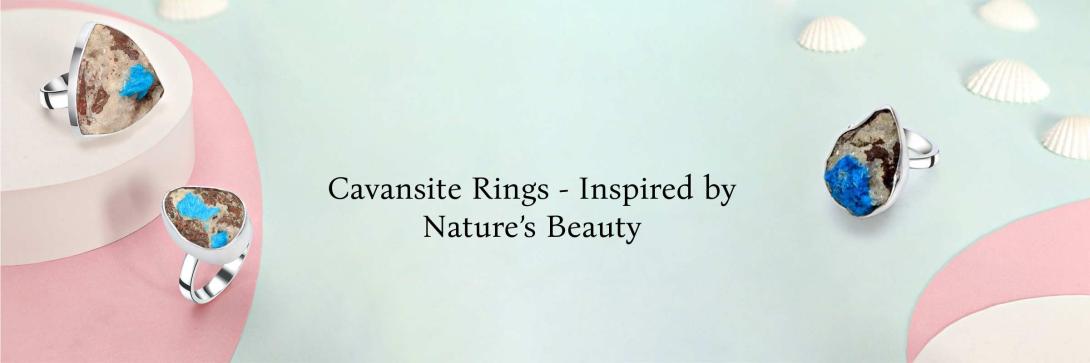 Cavansite ring